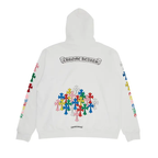 Chrome Hearts Multi Colors White Hoodie