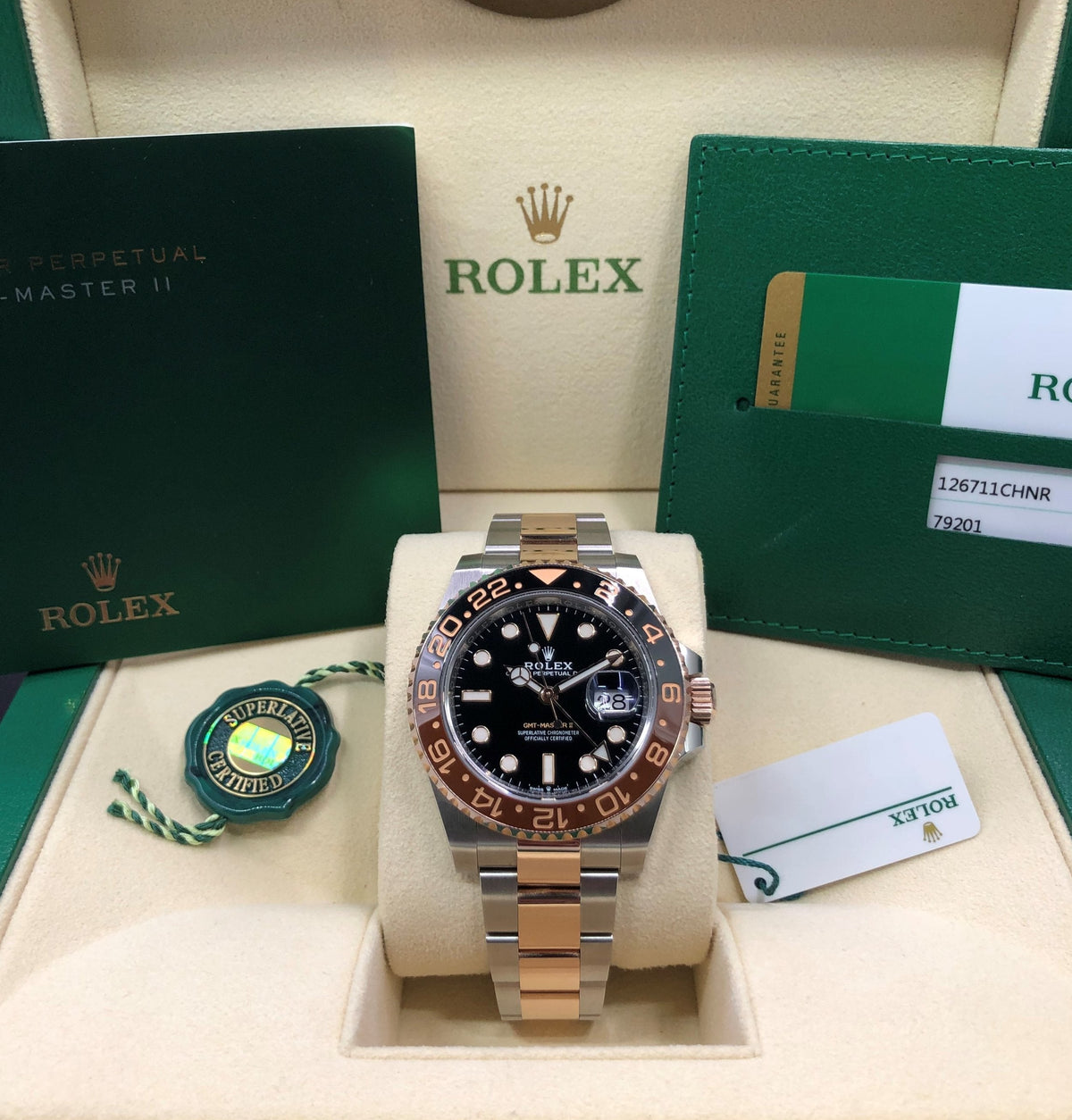 2018 Rolex GMT-Master II Rootbeer 126711CHNR Watch