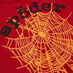 Sp5der Og Web V2 Hoodie - Red