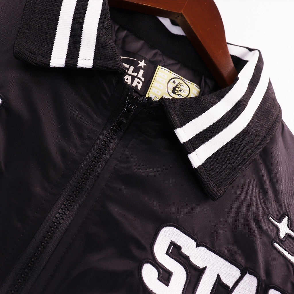 Hellstar men’s Path to Paradise graphic satin bomber jacket