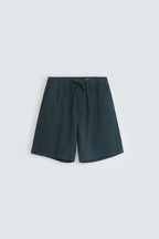 Zilz Men's Regular Fit Non-Denim Shorts - Green