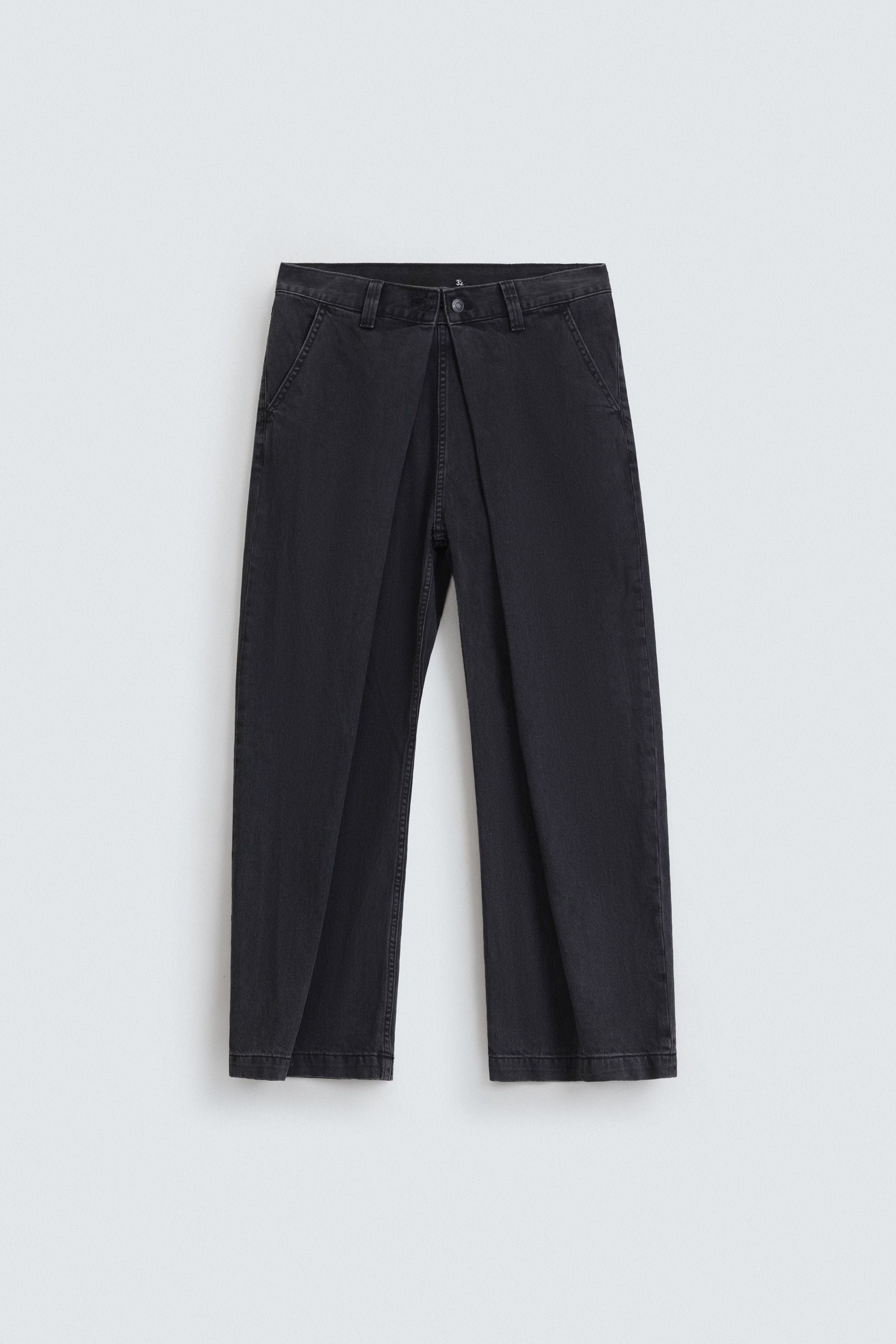 Zilz Men's Baggy Fit Jeans - Black
