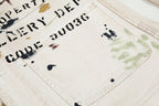 Gallery Dept. men’s antique white paint splatter cotton trucker jacket