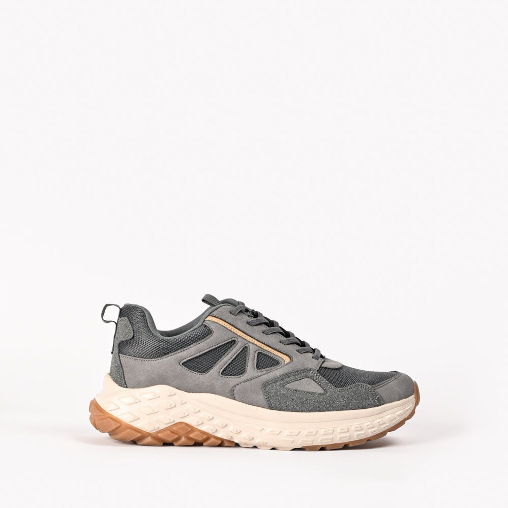 Zilz Men's Multi-Piece Chunky Trainers - Gray