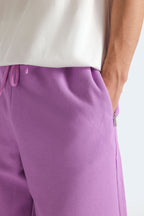 Zilz Men's Textured Bermuda Shorts - Purple
