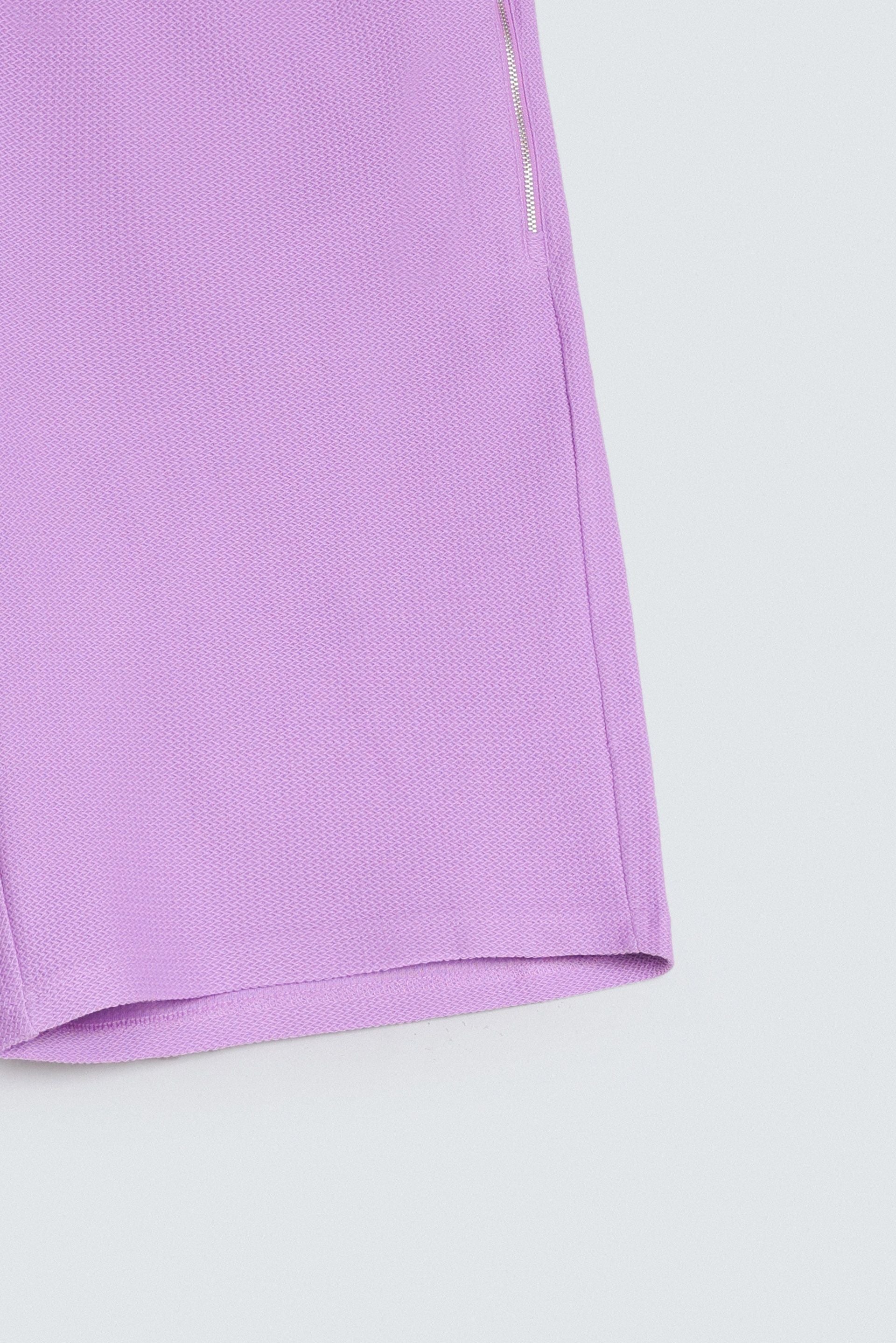 Zilz Men's Textured Bermuda Shorts - Purple
