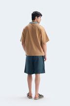 Zilz Men's Regular Fit Non-Denim Shorts - Green
