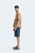 Zilz Men's Regular Fit Non-Denim Shorts - Green