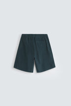 Zilz Men's Regular Fit Non-Denim Shorts - Green