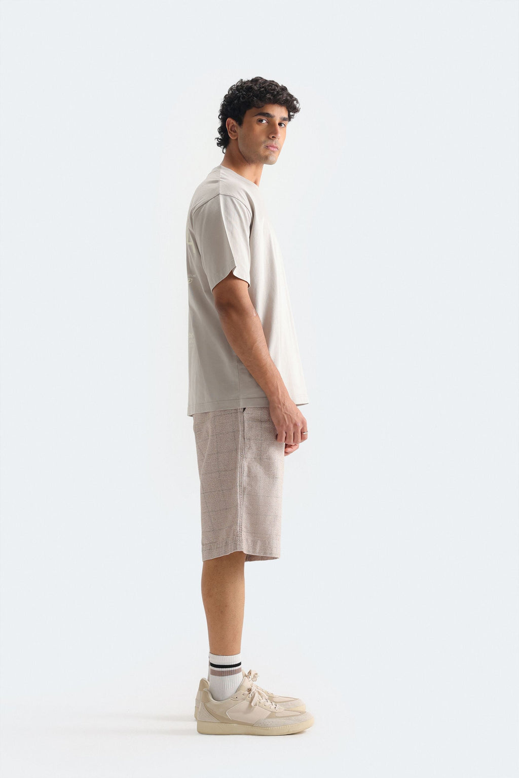 Zilz Men's Checkered Shorts - Brown