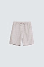 Zilz Men's Checkered Shorts - Brown