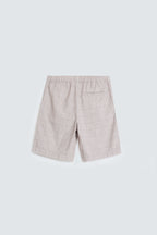 Zilz Men's Checkered Shorts - Brown