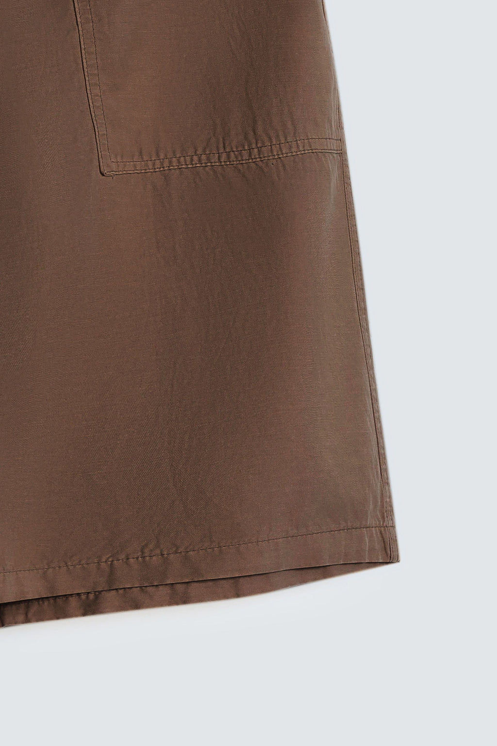 Zilz Men's Relaxed Fit Non-Denim Shorts - Brown