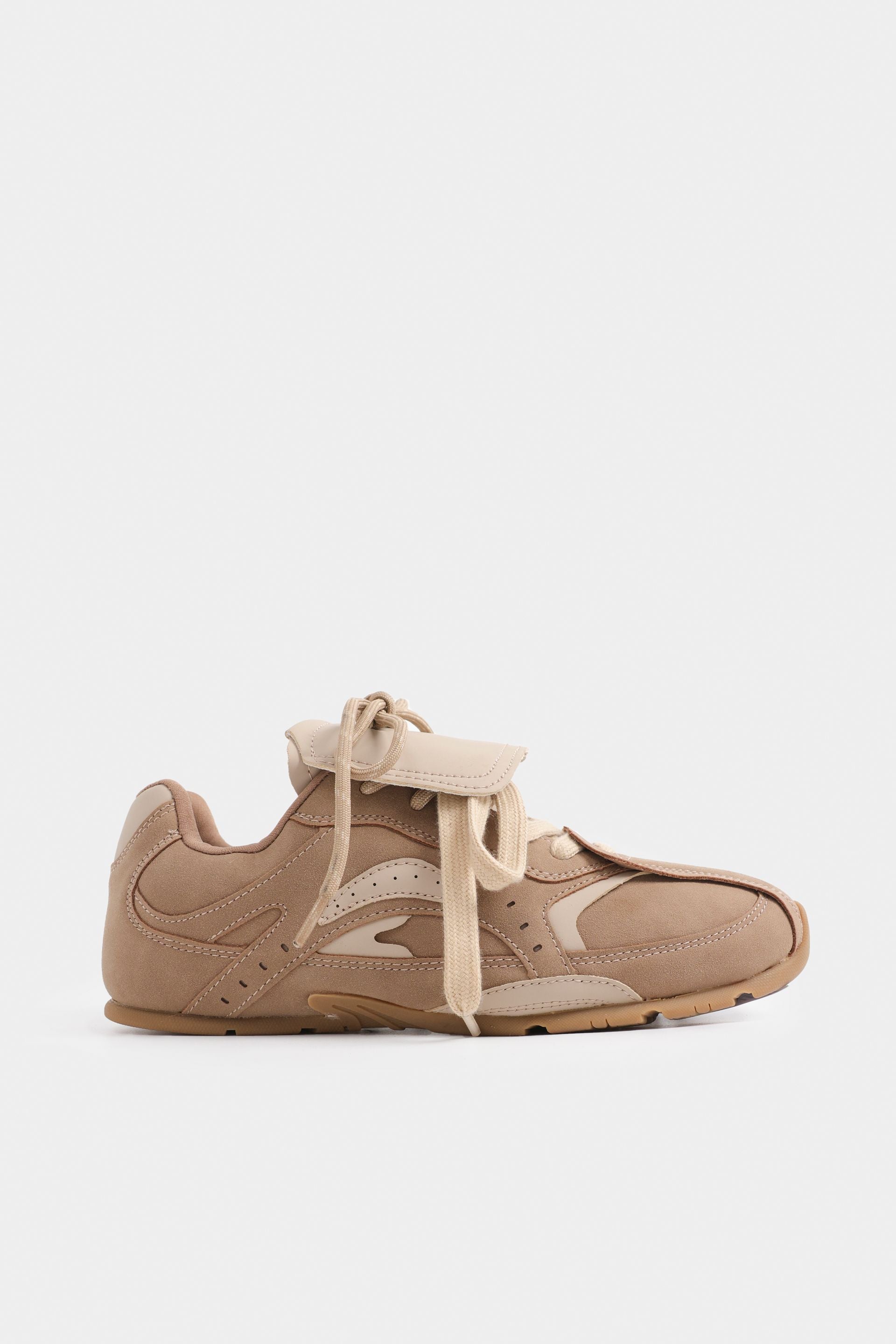 Zilz Multi-Piece Suede Sneakers