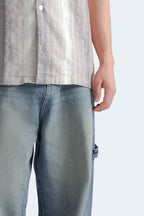 Zilz Men's Relaxed Fit Jeans - Blue