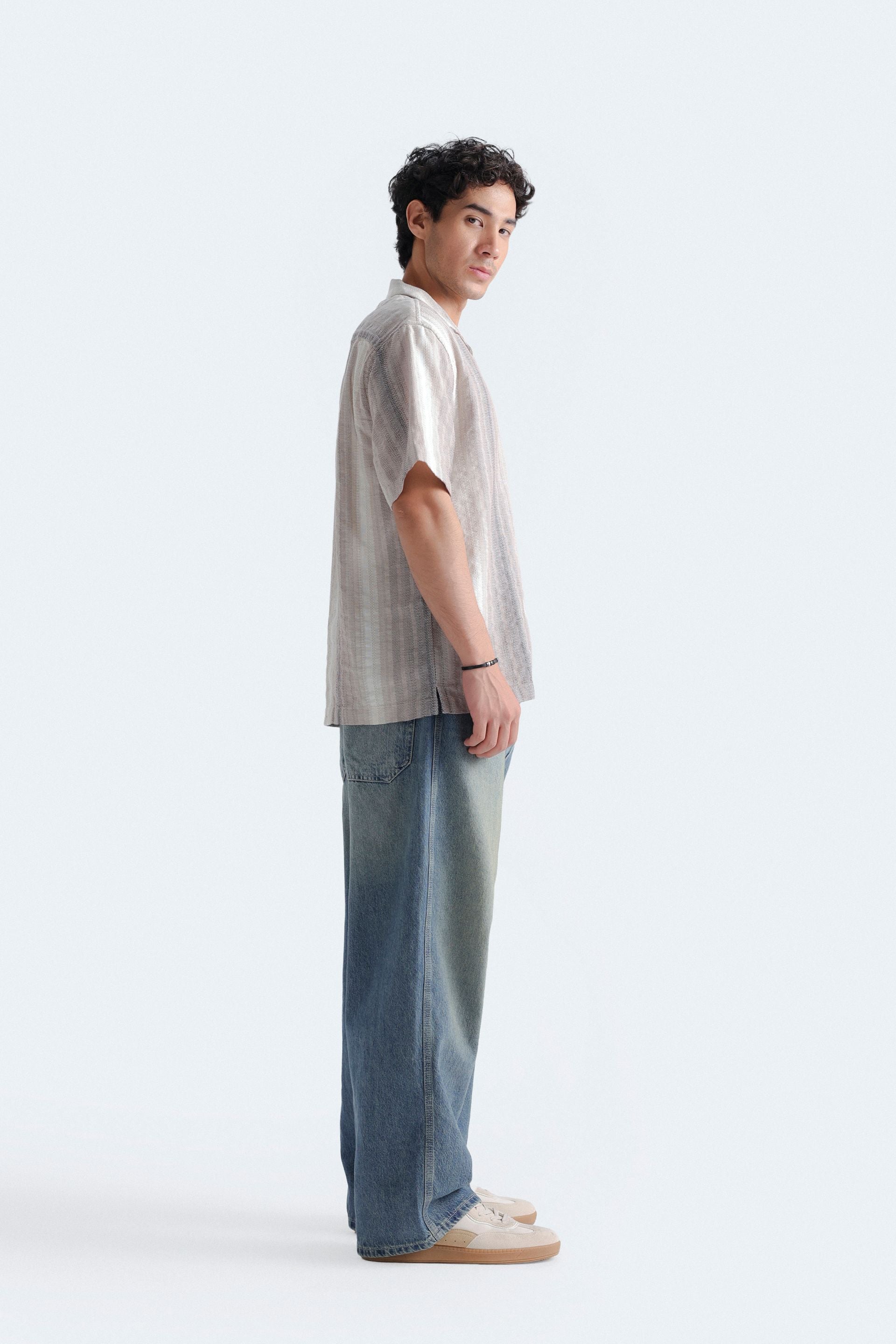Zilz Men's Relaxed Fit Jeans - Blue
