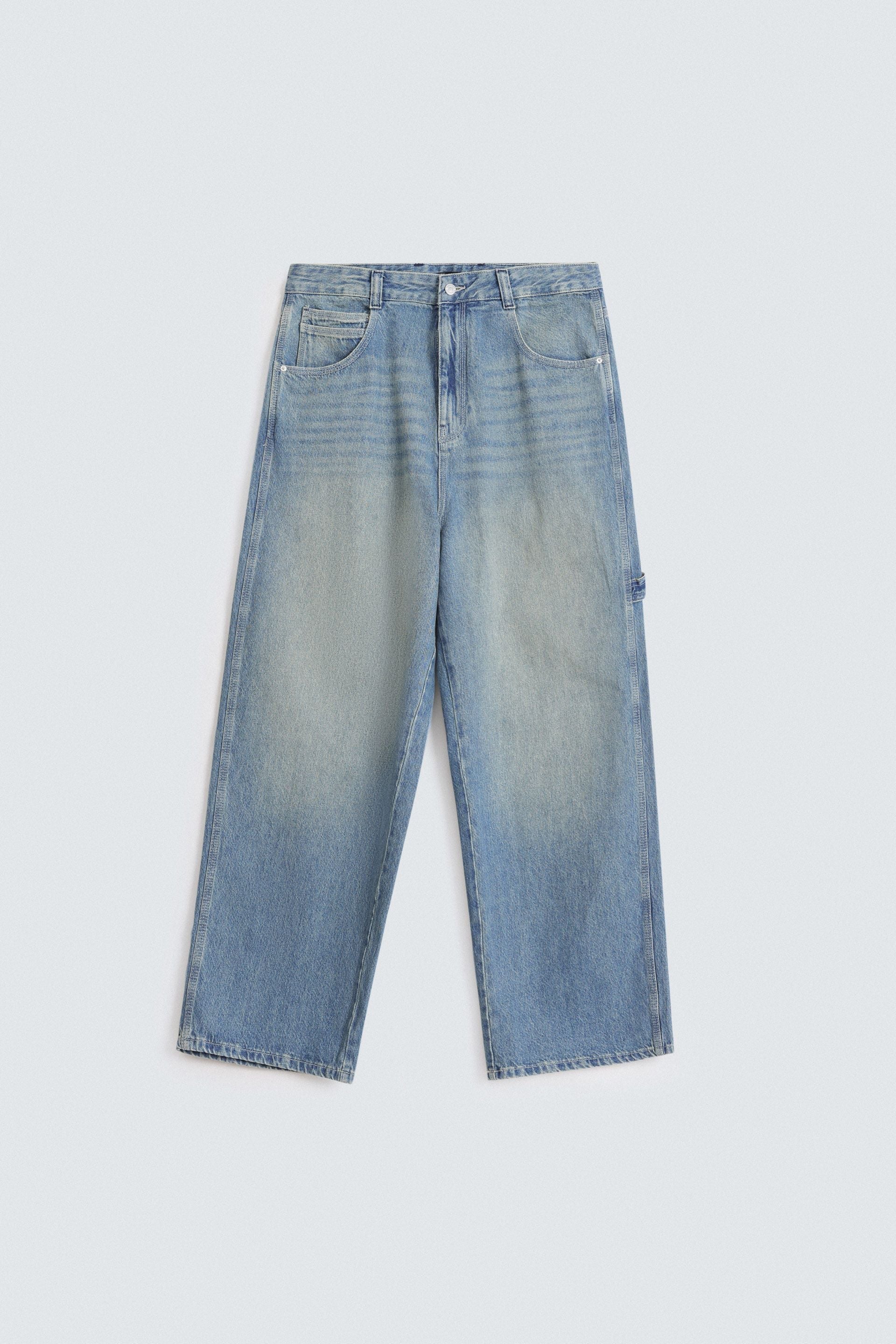 Zilz Men's Relaxed Fit Jeans - Blue