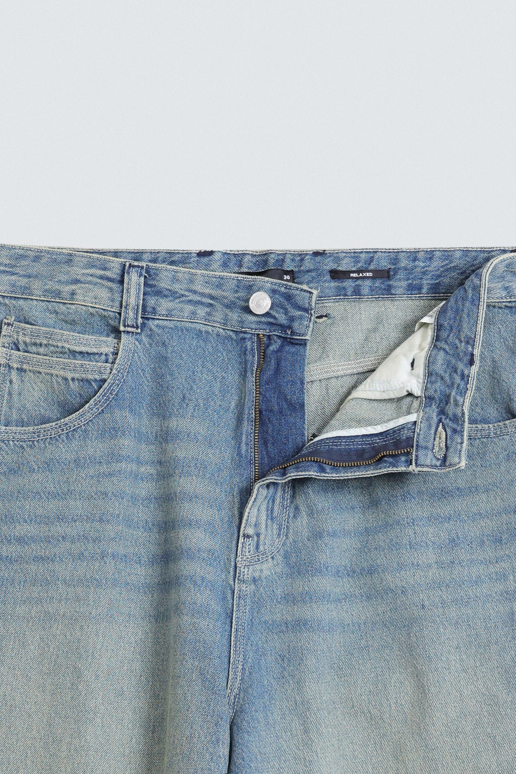 Zilz Men's Relaxed Fit Jeans - Blue