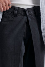 Zilz Men's Baggy Fit Jeans - Black