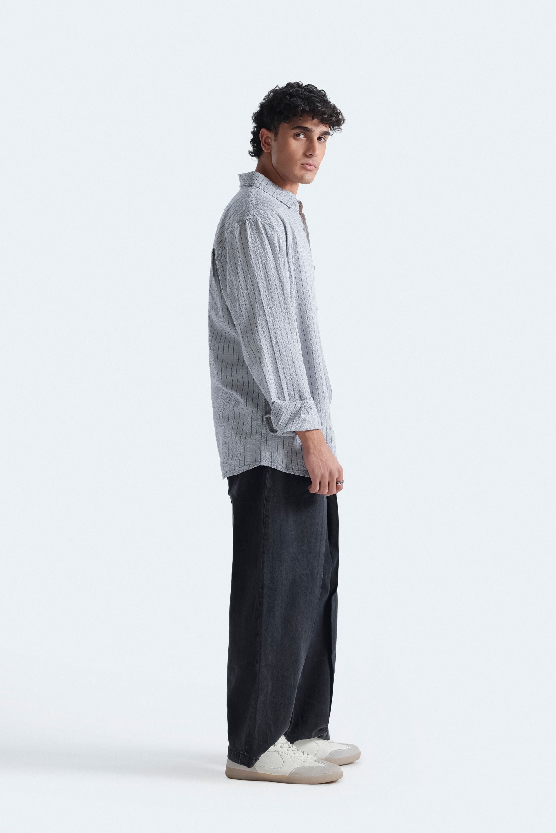 Zilz Men's Baggy Fit Jeans - Black