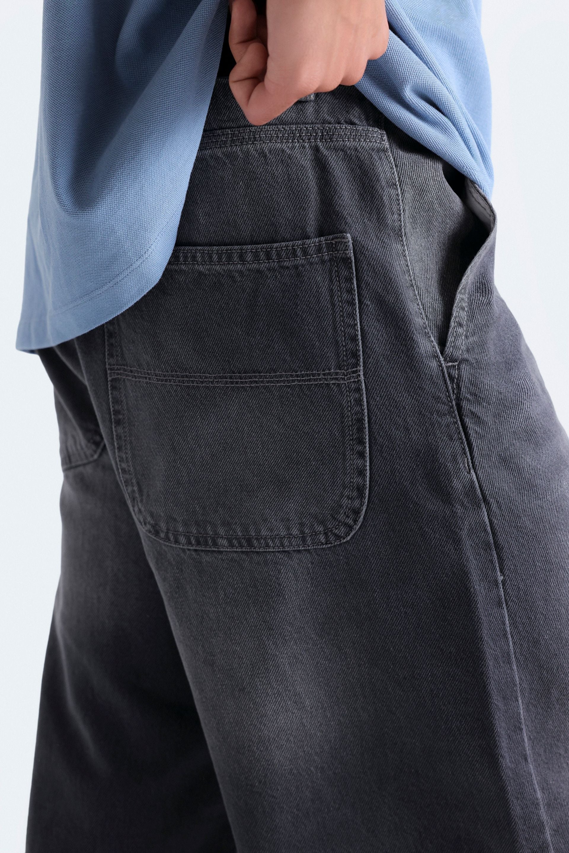 Zilz Men's Skater Fit Jeans - Gray