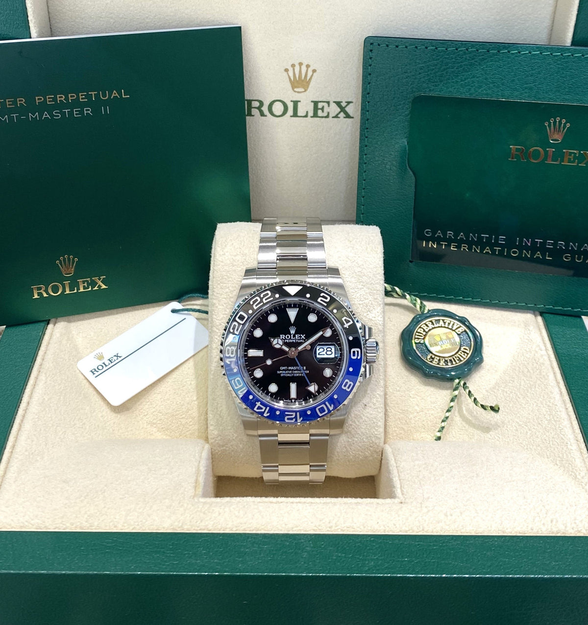 2022 Rolex GMT-Master II Batman 126710BLNR Watch