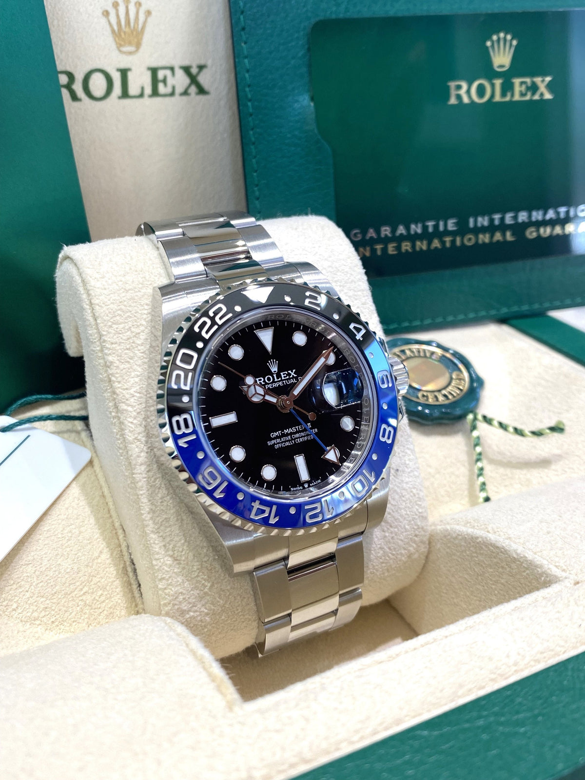 2022 Rolex GMT-Master II Batman 126710BLNR Watch