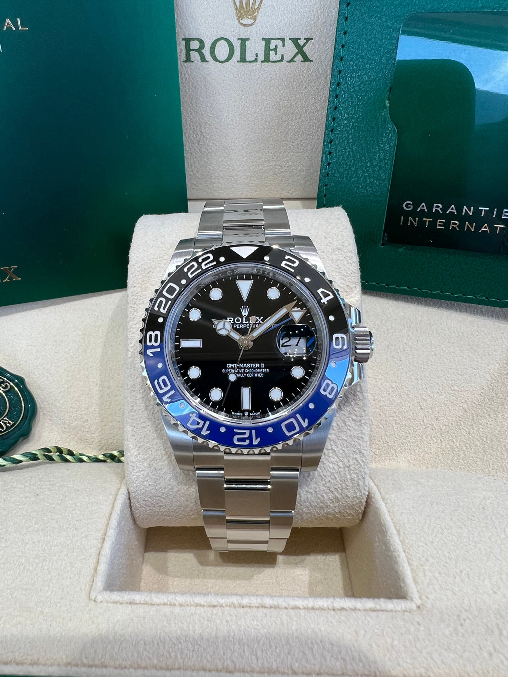 2024 Rolex GMT-Master II Batman 126710BLNR Watch
