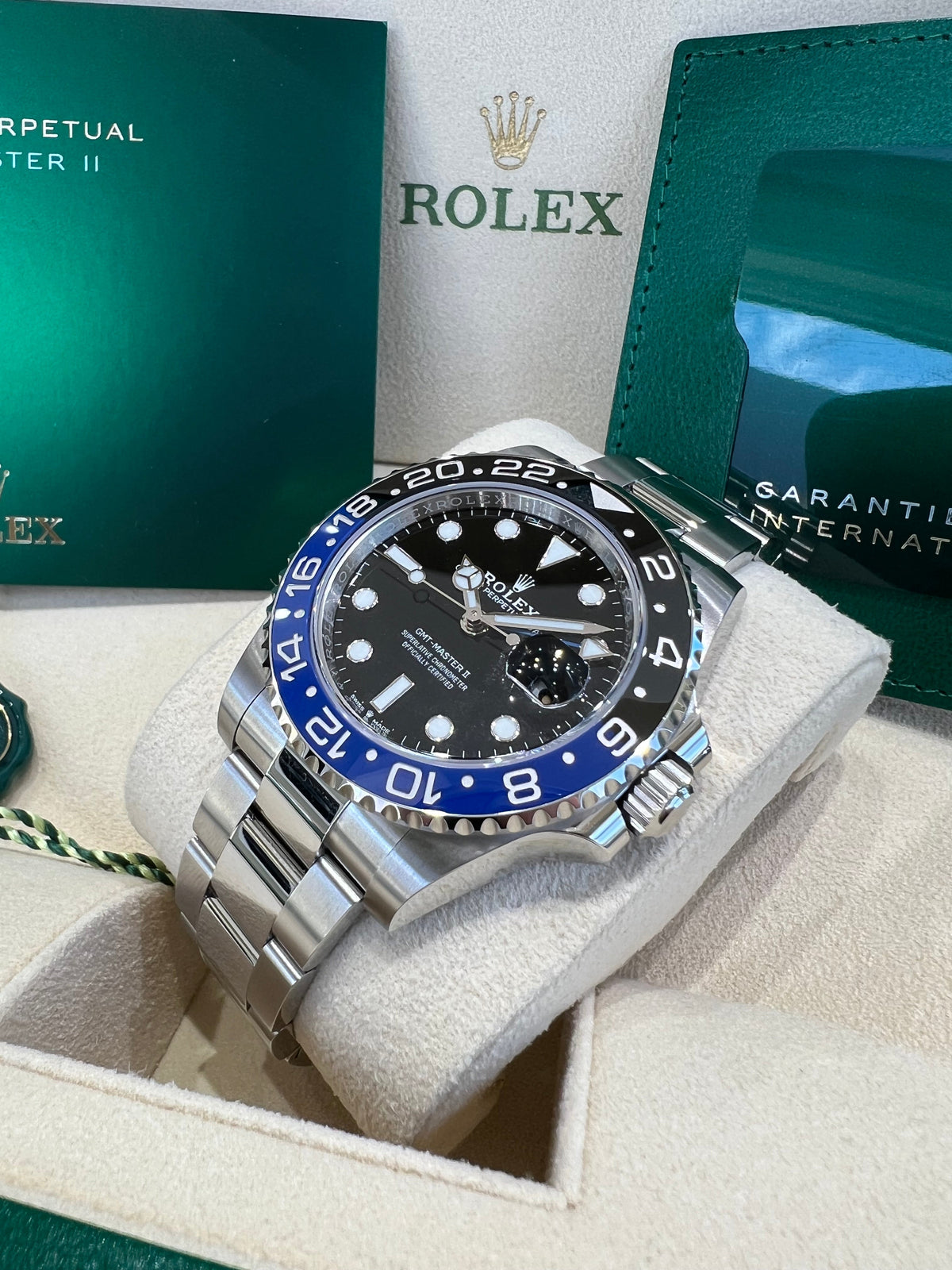 2024 Rolex GMT-Master II Batman 126710BLNR Watch