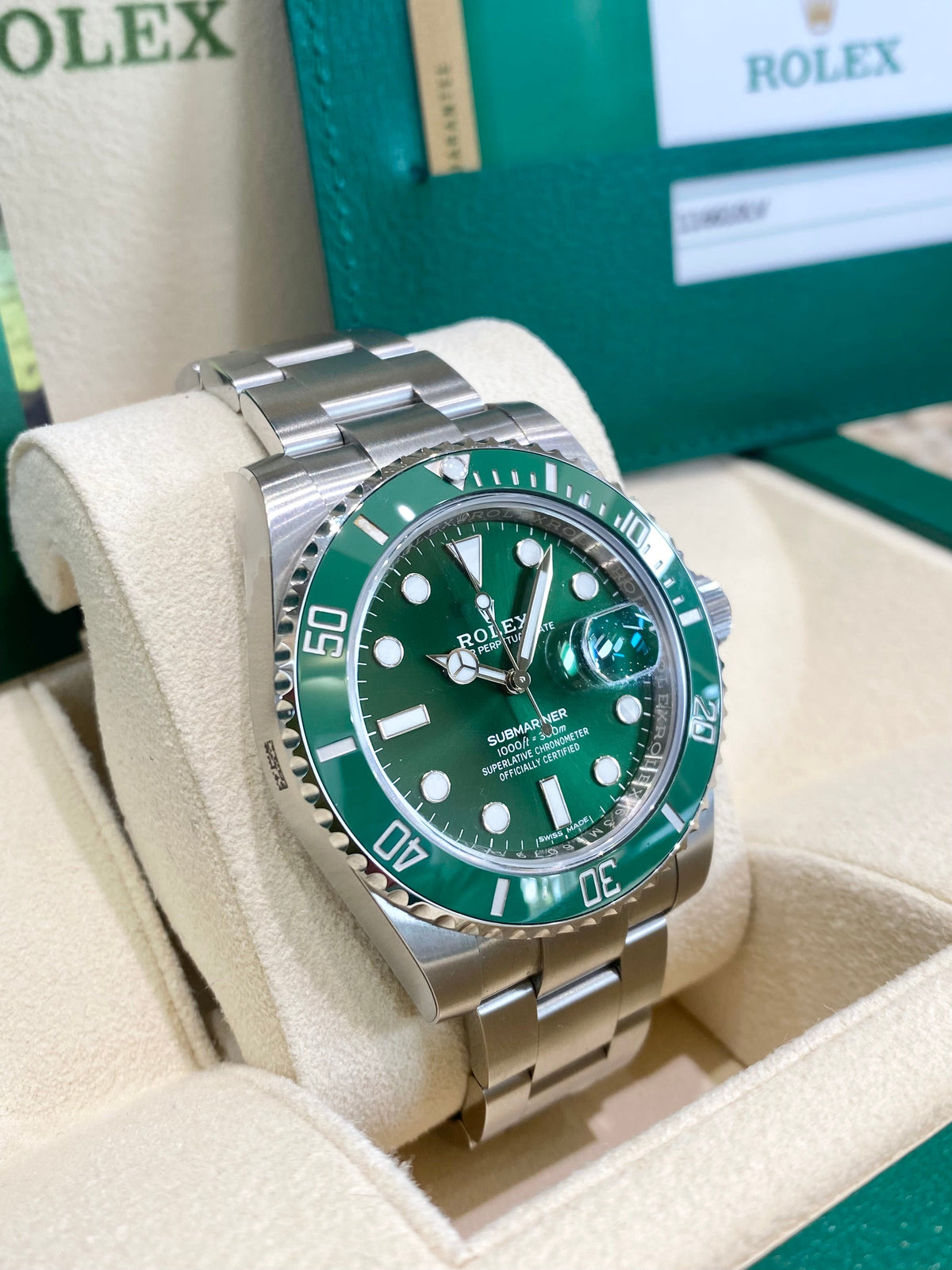 2018 Rolex Submariner Hulk 116610LV Watch
