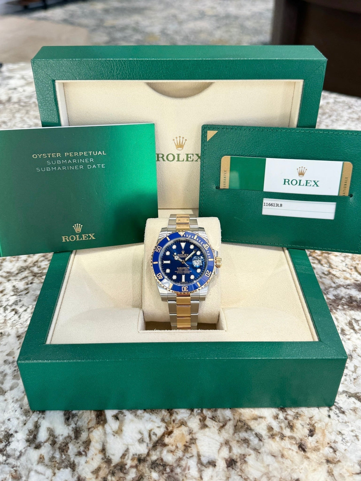 2018 Rolex Submariner 116613LB Watch