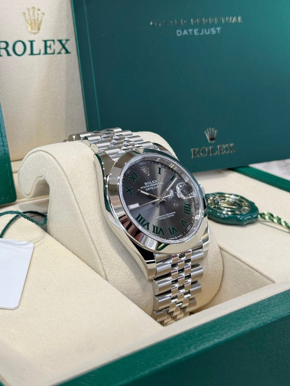 2025 Rolex Datejust 41 Wimbledon 126300 Watch