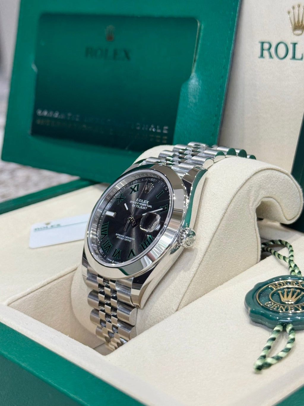 2025 Rolex Datejust 41 Wimbledon 126300 Watch