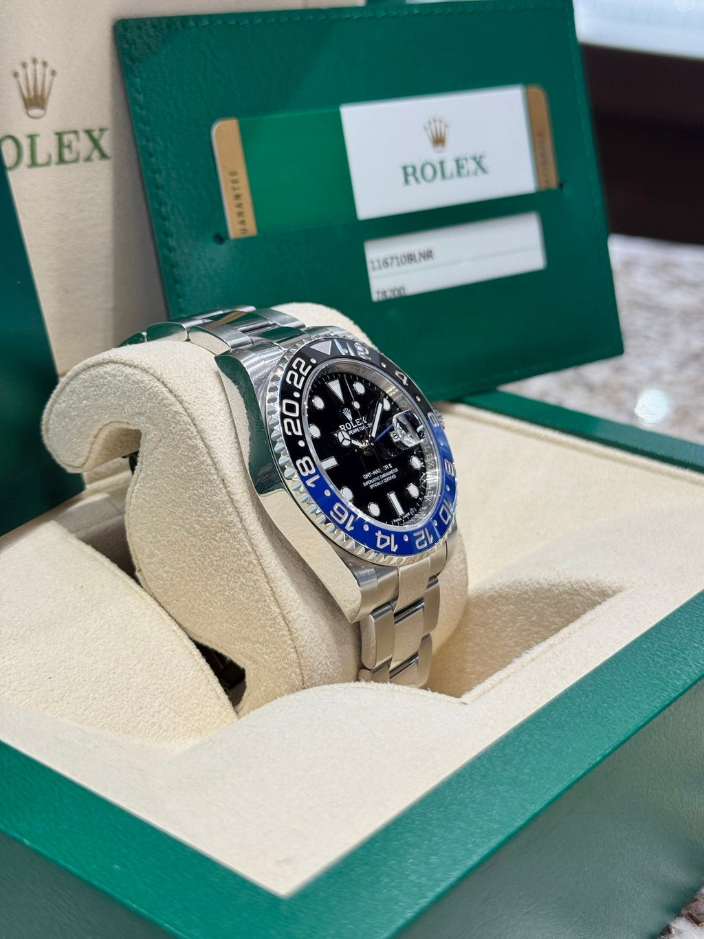 2017 Rolex GMT-Master II Batman 116710BLNR Watch