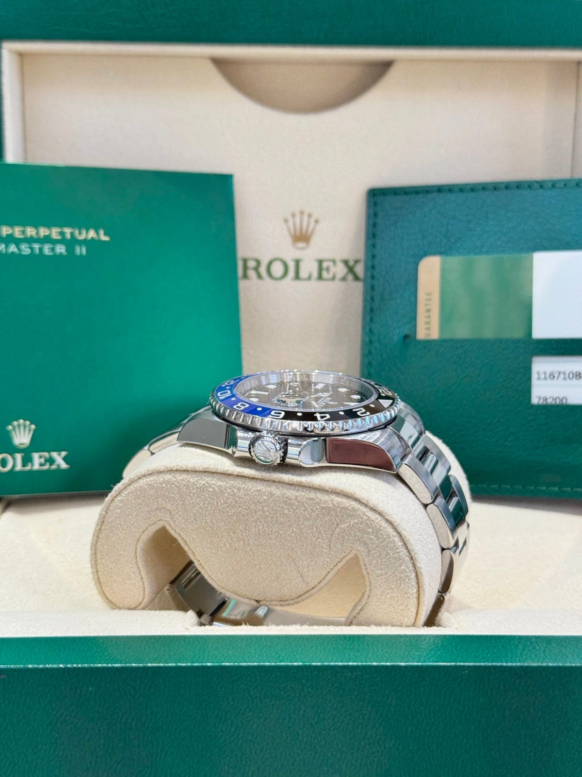 2017 Rolex GMT-Master II Batman 116710BLNR Watch