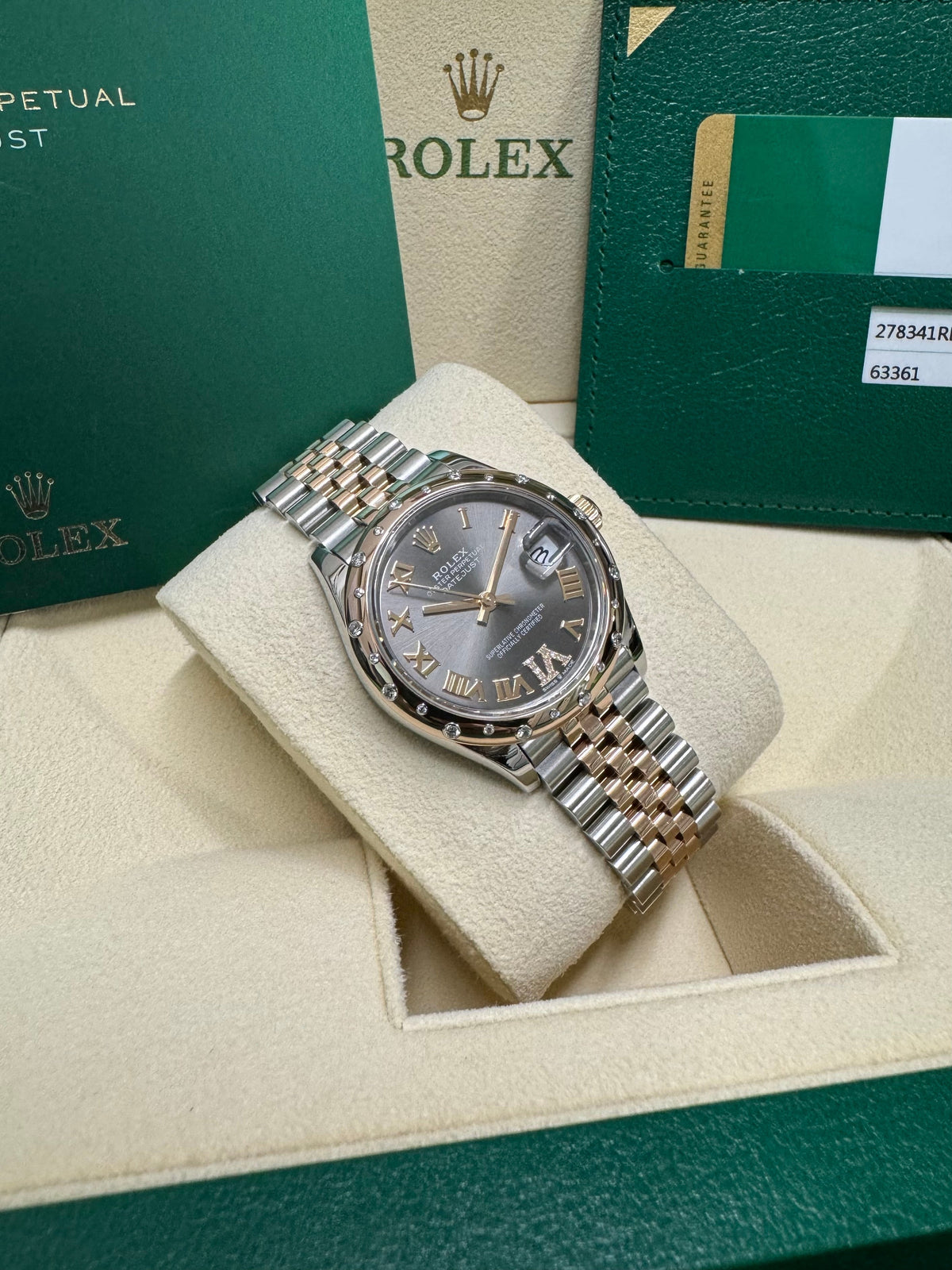 2019 Rolex Ladies Datejust 31 278341RBR Watch
