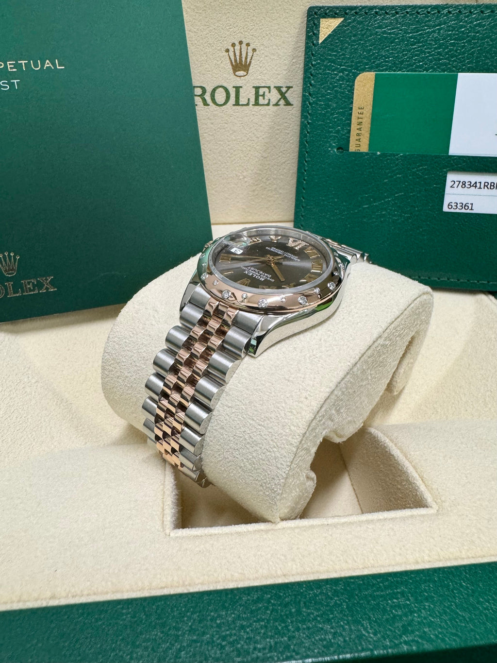 2019 Rolex Ladies Datejust 31 278341RBR Watch