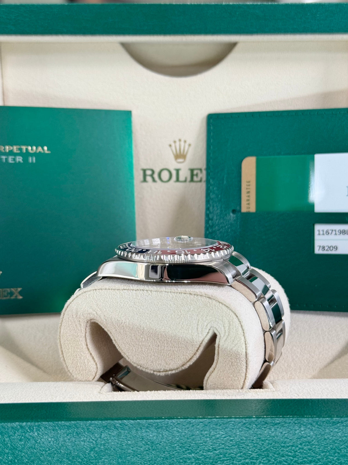 2015 Rolex GMT-Master II Pepsi 116719BLRO Watch
