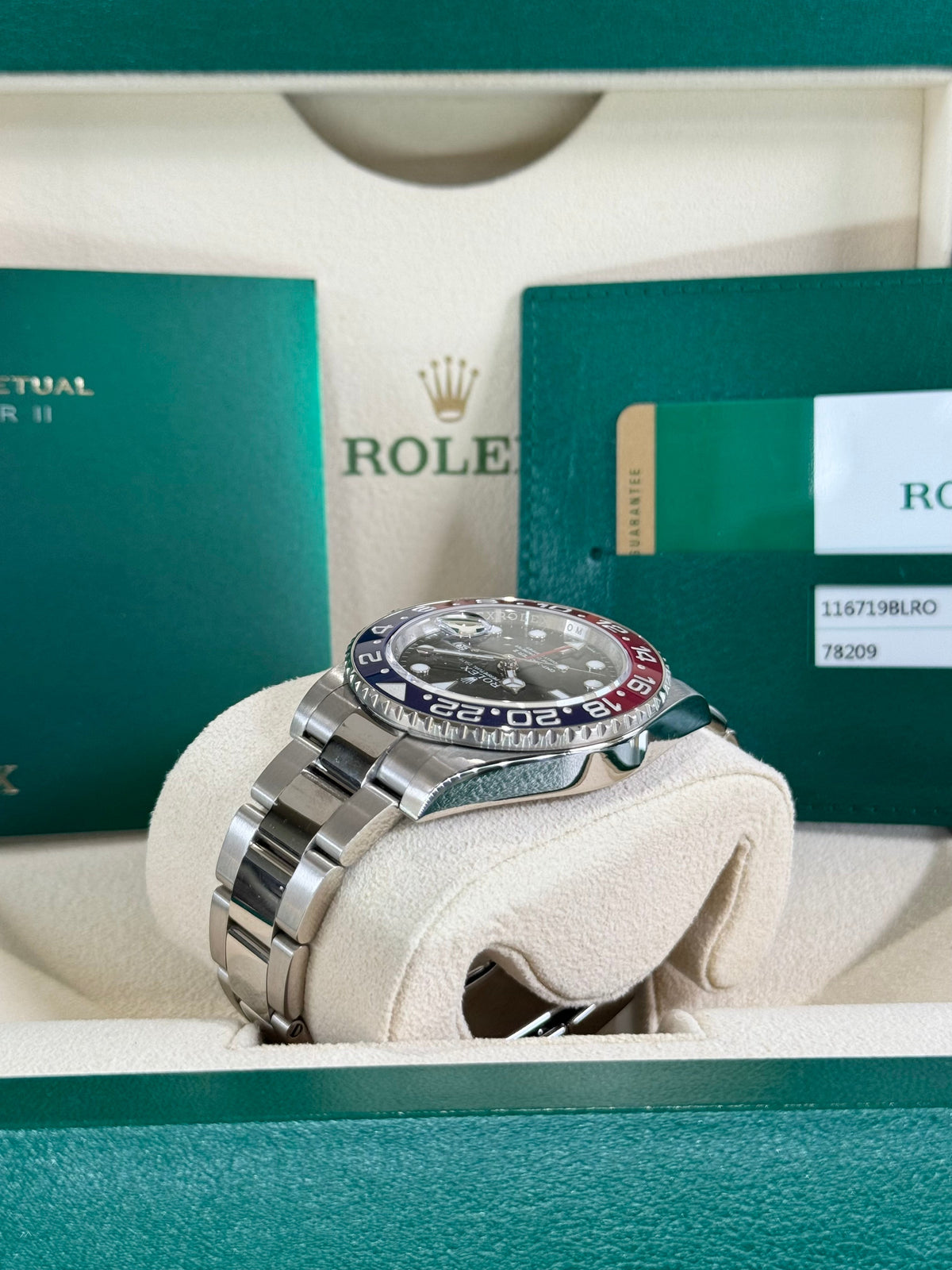 2015 Rolex GMT-Master II Pepsi 116719BLRO Watch