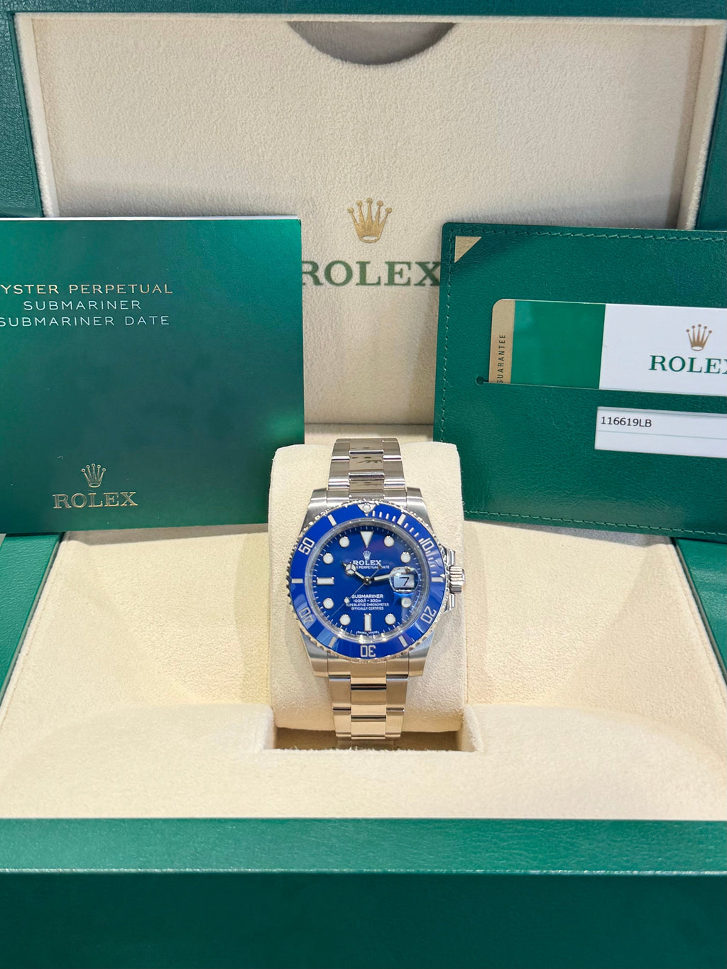 2018 Rolex Submariner 116619LB Watch