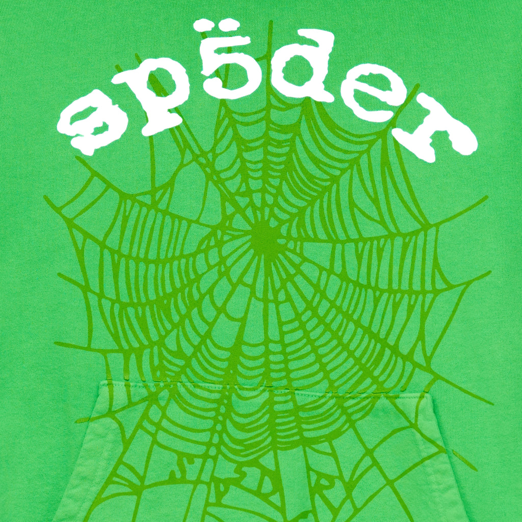 Sp5der Legacy Hoodie - Bright Green