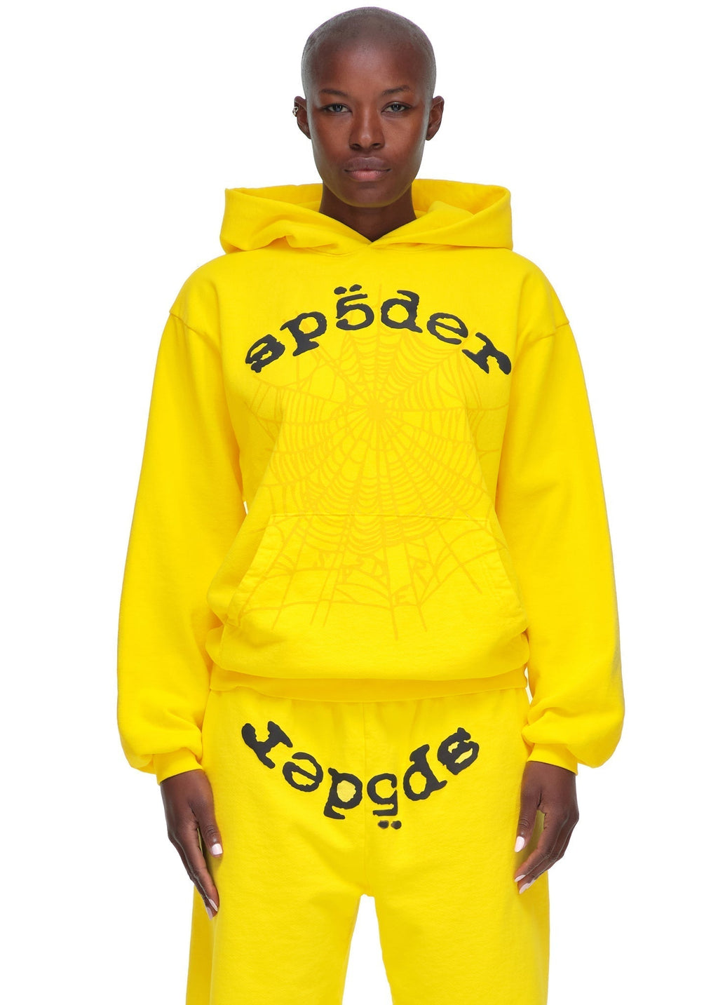 Sp5der Legacy Hoodie - Yellow