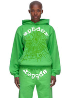 Sp5der Legacy Hoodie - Bright Green