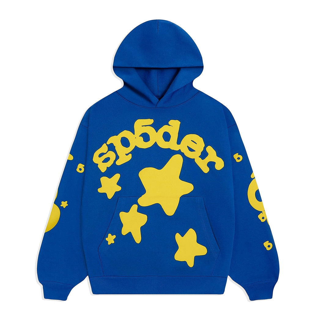 Sp5der Beluga Hoodie - Tc Blue