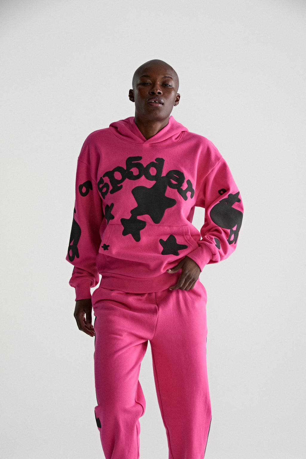 Sp5der Beluga Hoodie - Pink