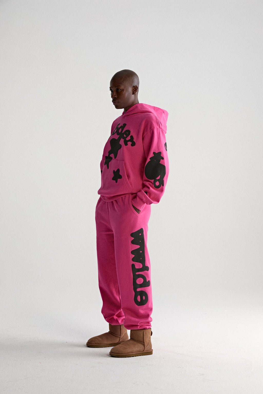 Sp5der Beluga Hoodie - Pink