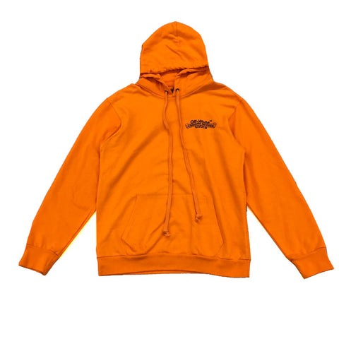 Chrome Hearts 2018 Off White Collaboration Hoodie Orange