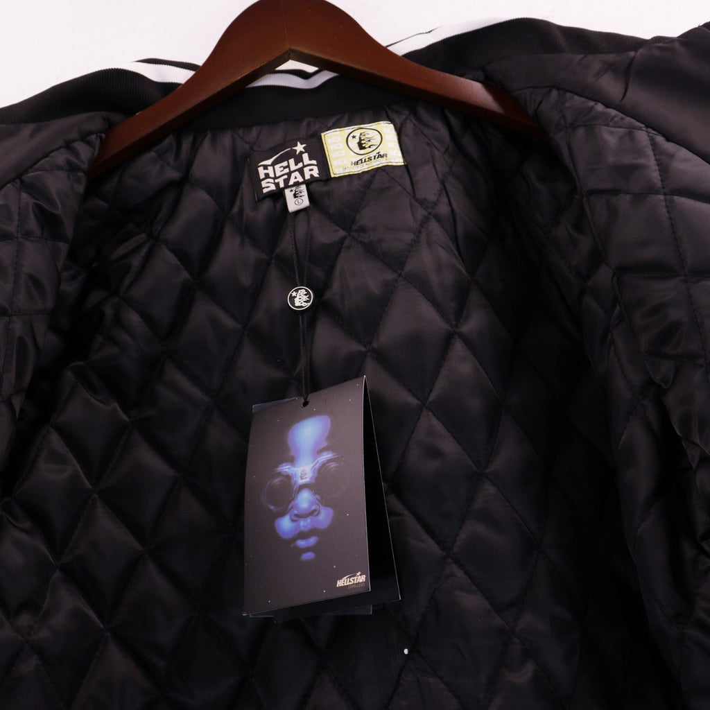 Hellstar men’s Path to Paradise graphic satin bomber jacket