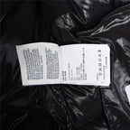 Moncler Montbeliard men’s black hooded short down puffer jacket