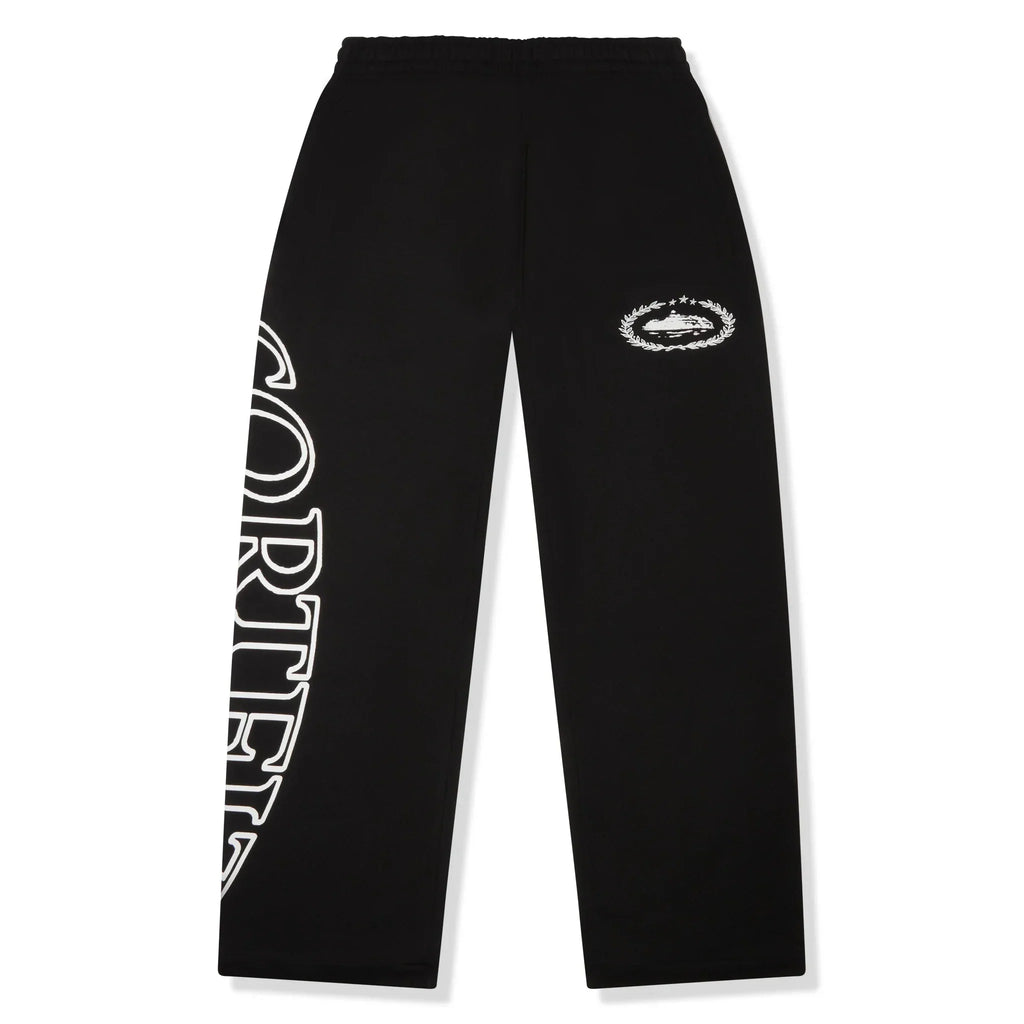 Corteiz RTW Superior Royale Open Hem Pants - Black
